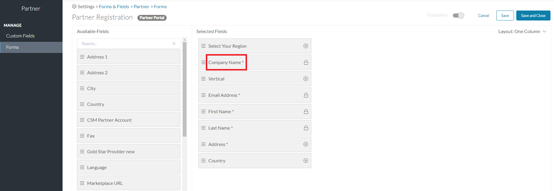 Making A Field Mandatory Optional In A Form Ziftone Admin